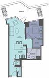 Floor Plan at Moment, Chicago, IL 60611